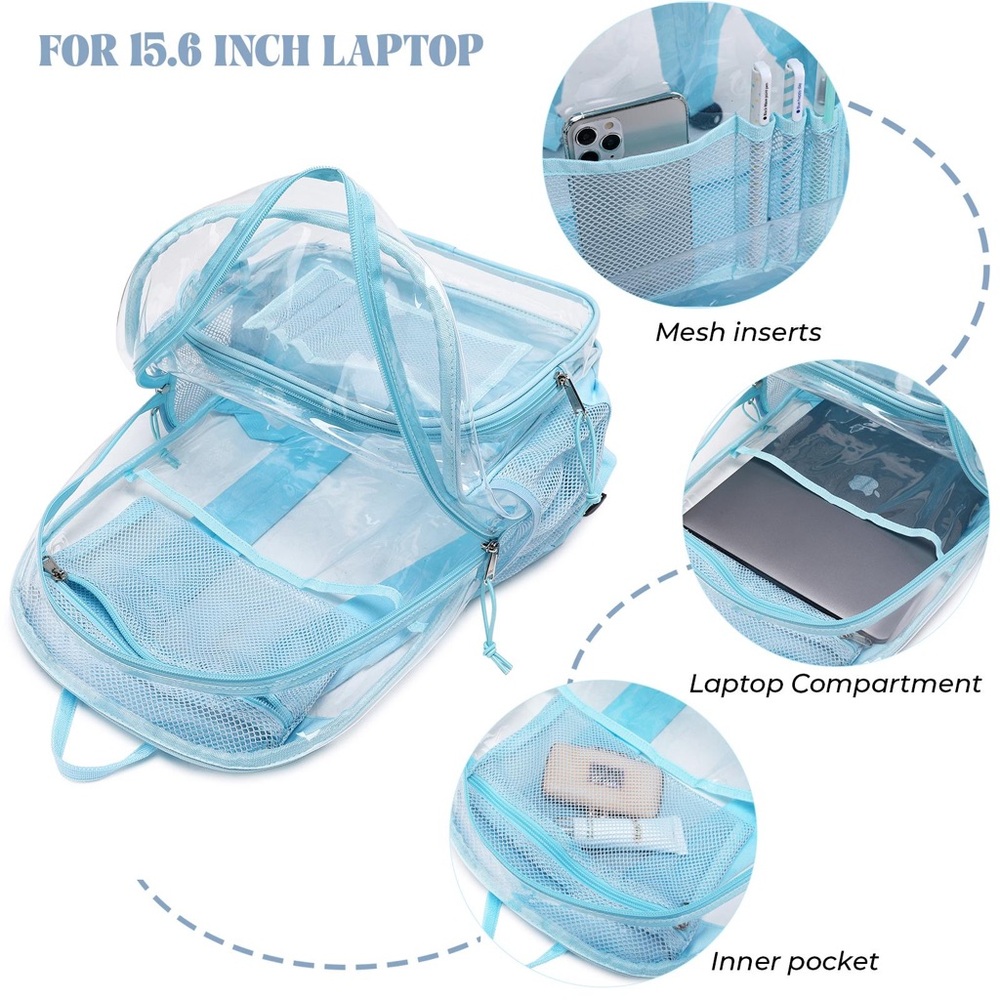 Clear backpacks - Picture 6 of 13